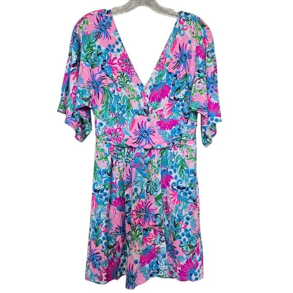 Lilly Pulitzer Parigi Skort Romper In Mandevilla Baby Paradise Size Small - Picture 3 of 8